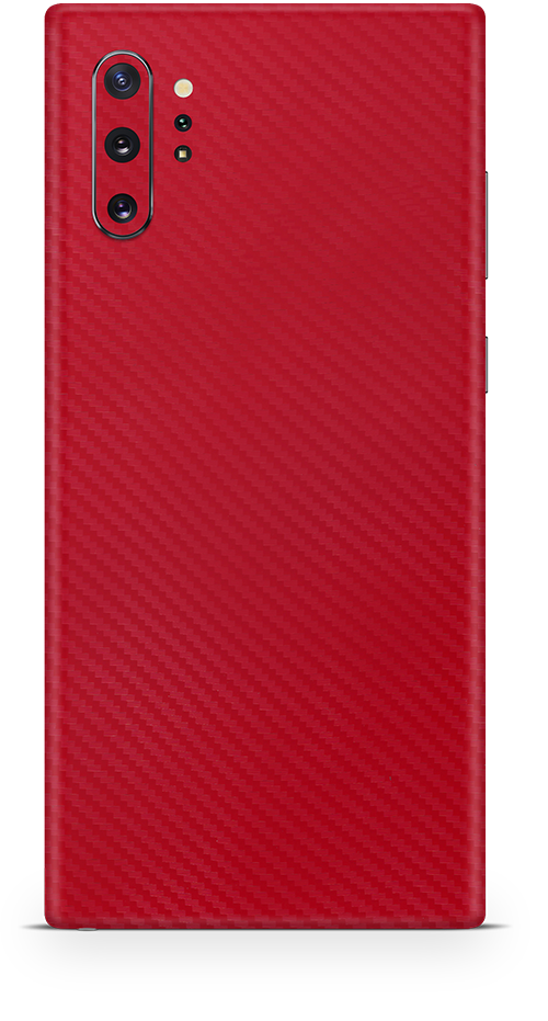 Samsung note 10 plus red carbon fiber skin and wrap. Skinz