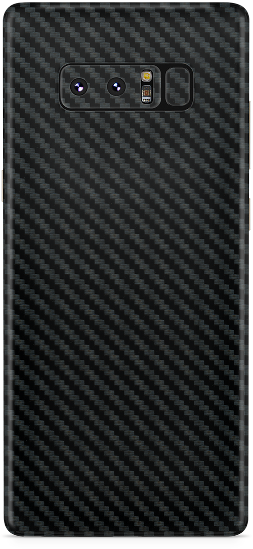 Samsung note 8 black carbon fiber skin and wrap. skinz