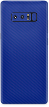 Samsung note 8 blue carbon fiber skin and wrap. skinz