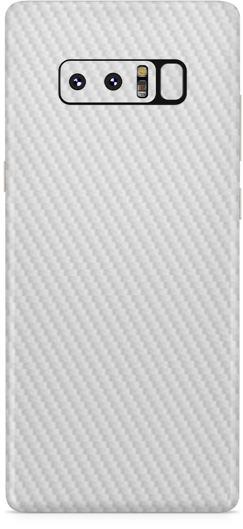 Samsung note 8 white carbon fiberSKIN WRAP. skinz Edmonton