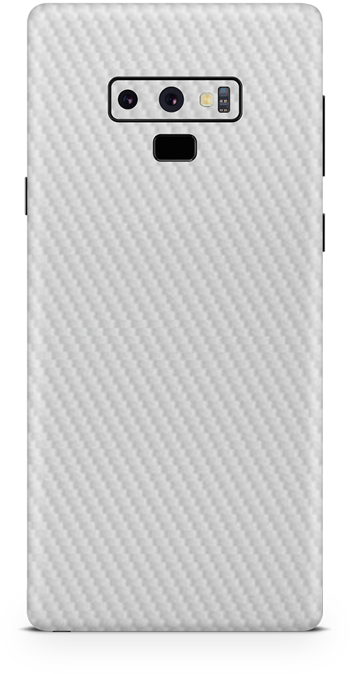 Samsung note 9 white carbon fiber SKIN WRAP. skinz Edmonton